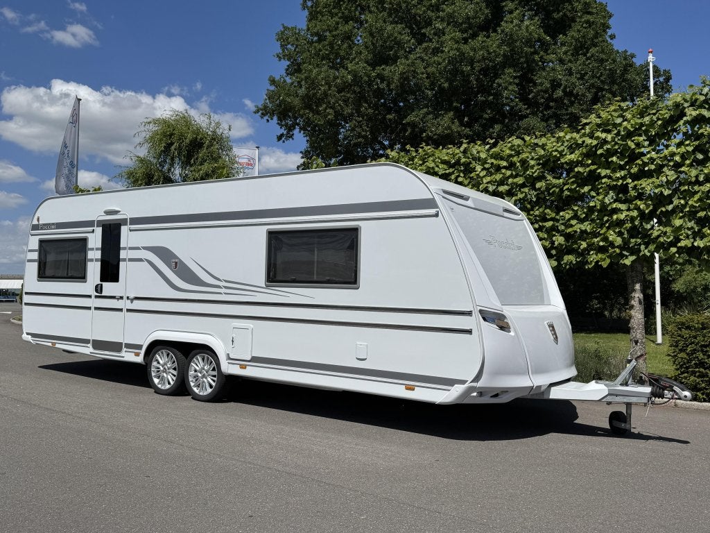 Tabbert Puccini 685 DF Airco,Alde,Oyster ,Thule 9200 luifel, Caravans en Kamperen, Caravans, Rondzit, Tabbert, Bedrijf, 6 tot 7 meter