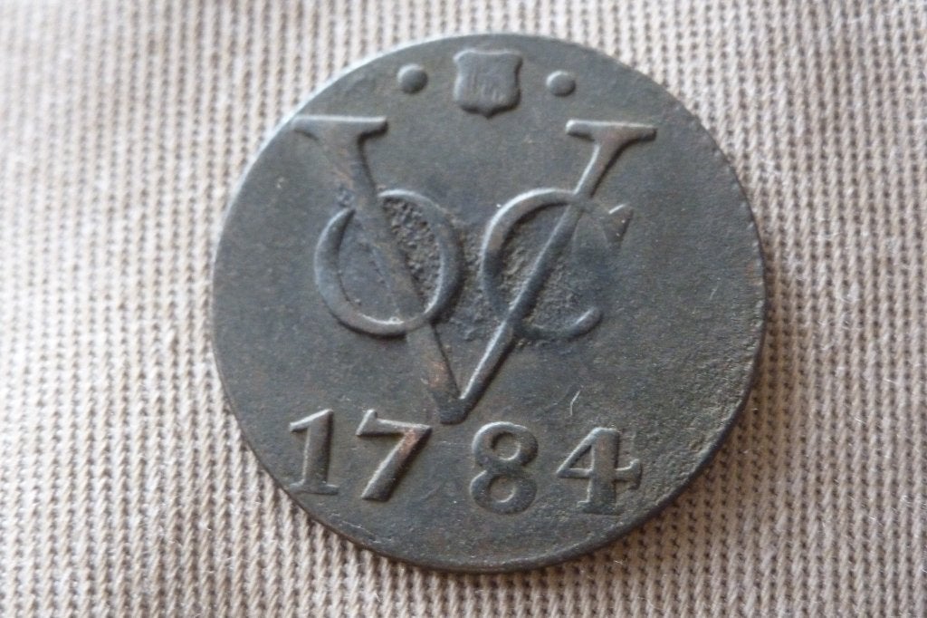 Provinciaal - hele mooie oude VOC duit 1784 Stad Utrecht, Ophalen of Verzenden, Vóór koninkrijk, Overige waardes, Losse munt