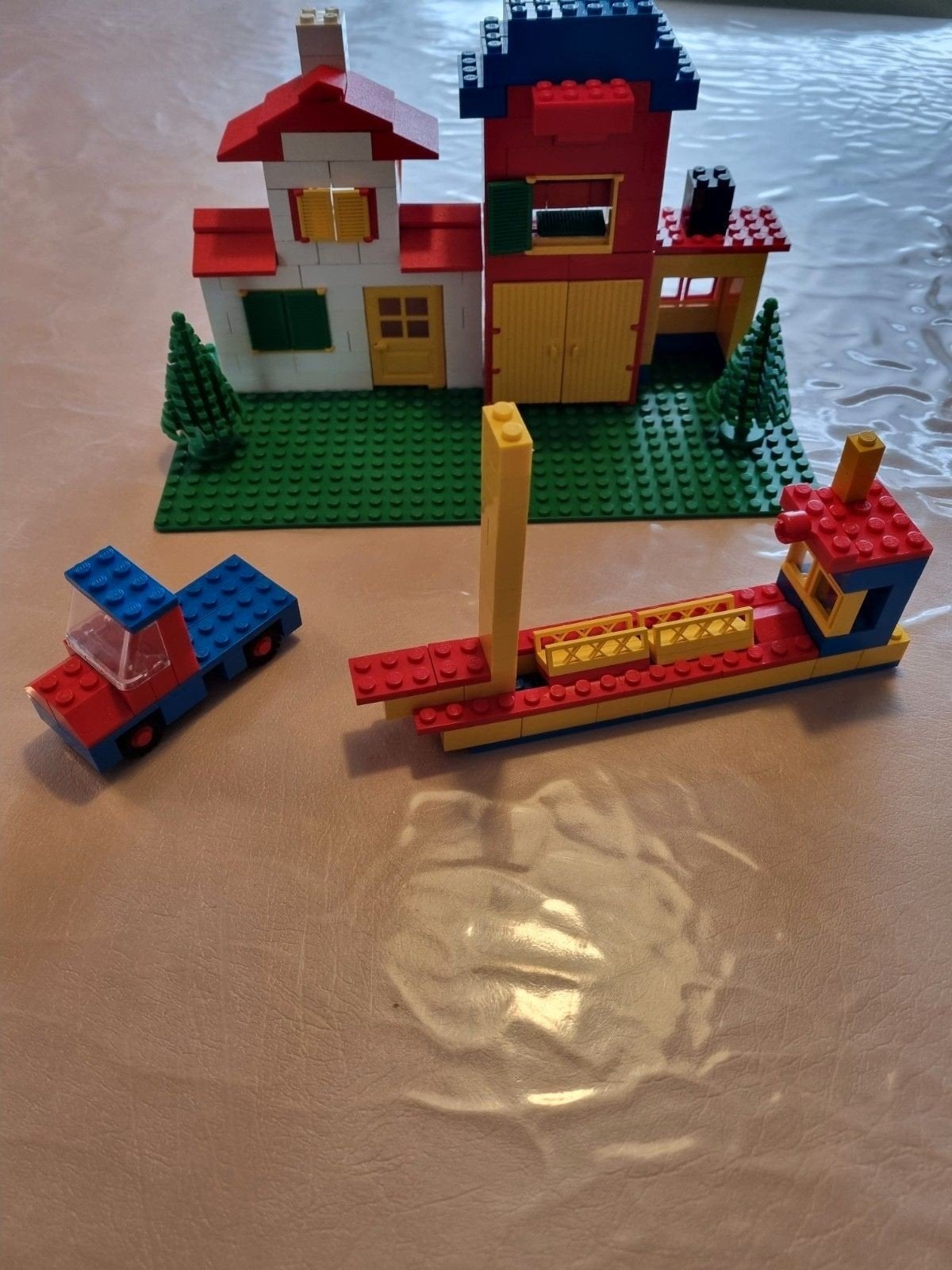 Lego Basic Set 540 - Huis, boot en auto, Gebruikt, Overige thema's, Lego, Ophalen of Verzenden