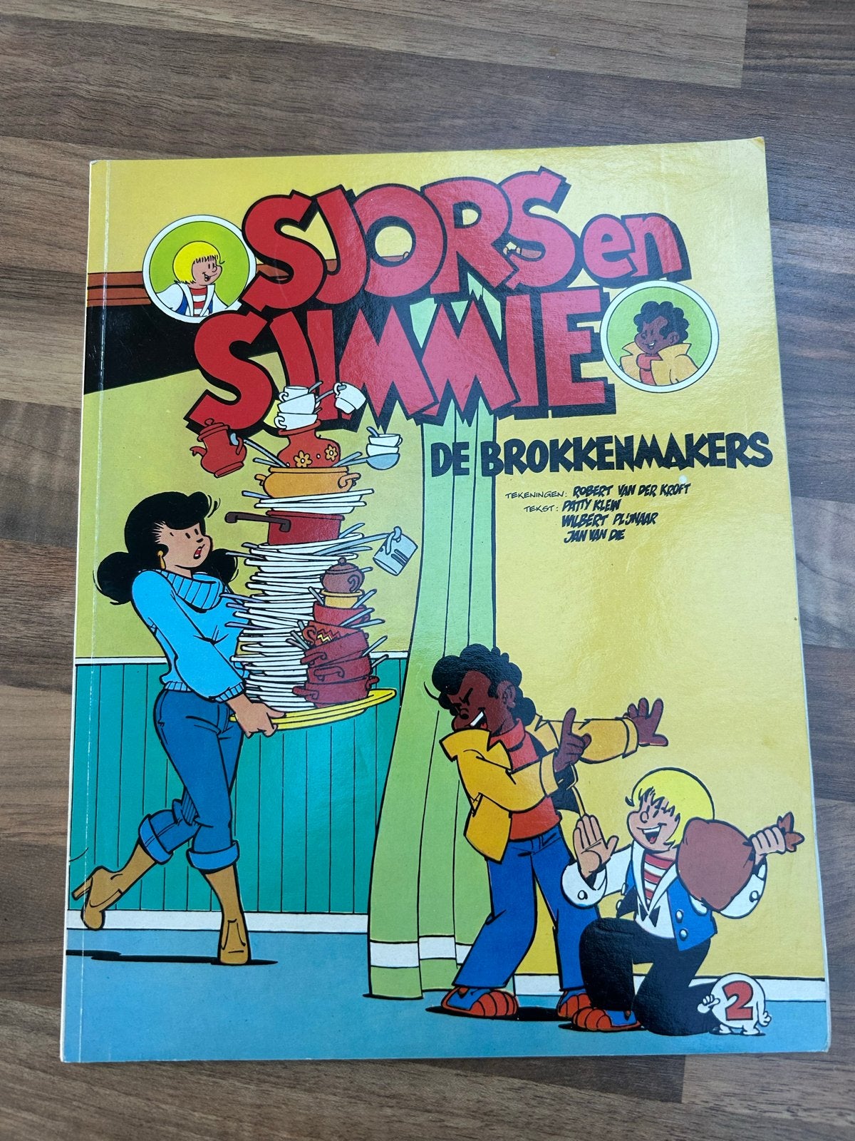 Sjors en Sjimmie - De Brokkenmakers (1985), Boeken, Eén stripboek, Ophalen of Verzenden, Zo goed als nieuw