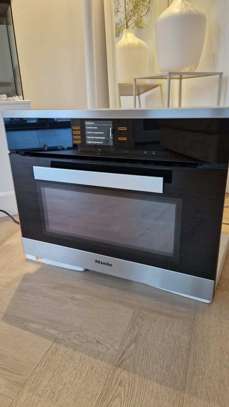 Luxe Miele combi oven magnetron, Witgoed en Apparatuur, Ophalen, 45 tot 50 cm, Inbouw, Miele