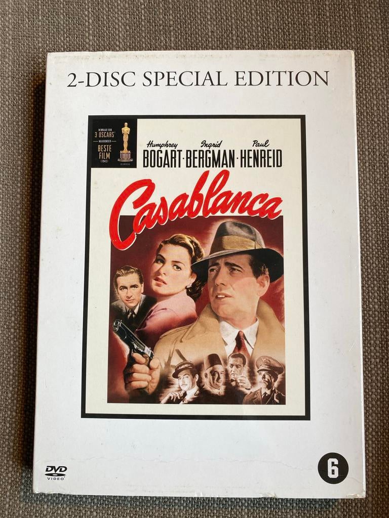 Casablanca 2-Disc Special Edition dvd, Vanaf 6 jaar, Ophalen of Verzenden, Zo goed als nieuw, Overige genres
