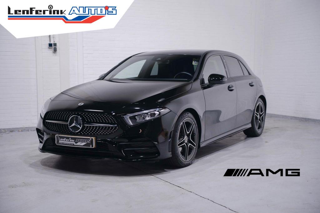 Mercedes-Benz A-klasse 180 Business Solution AMG Navi Camera, Gebruikt, 4 cilinders, Zwart, Origineel Nederlands