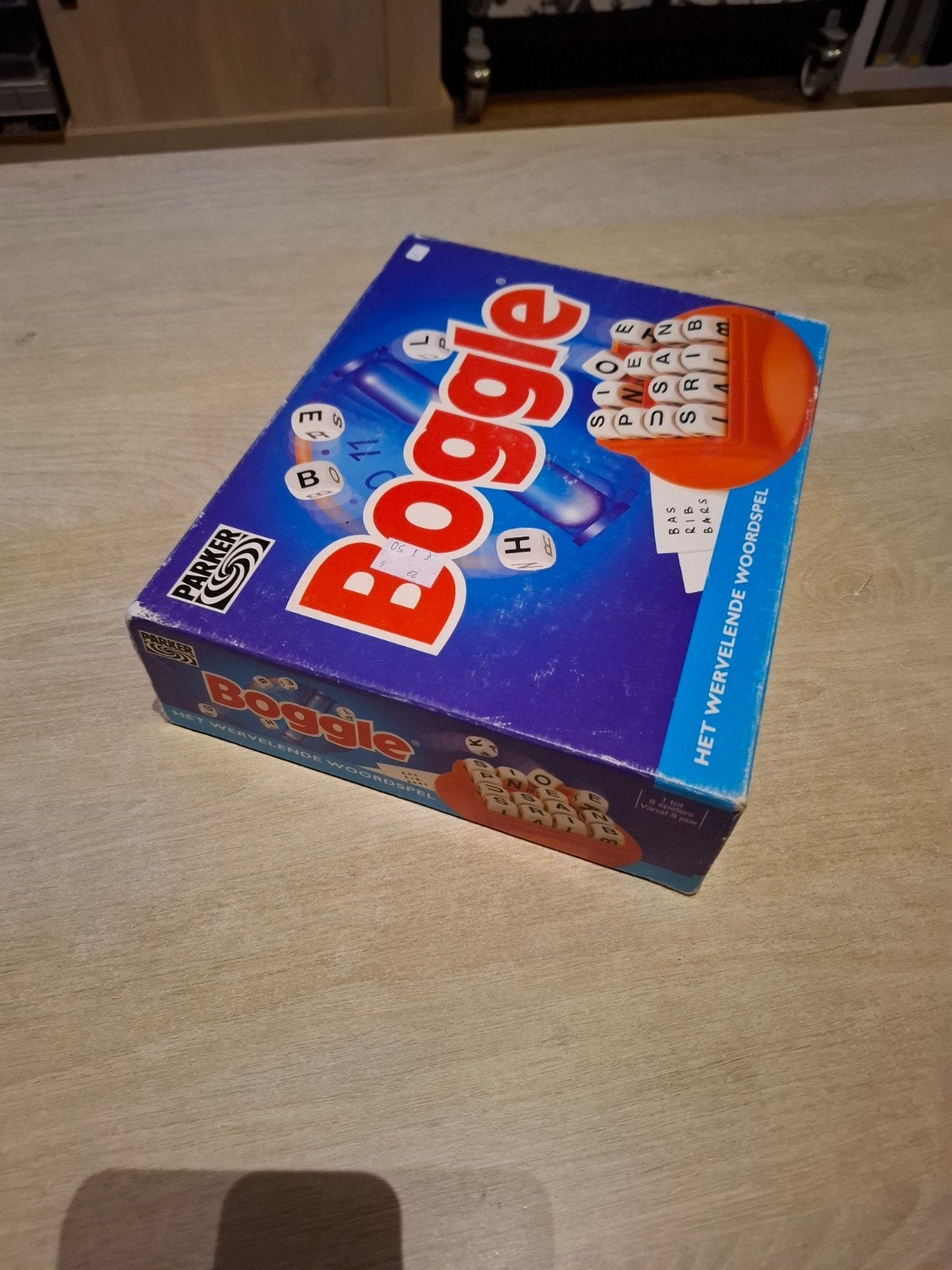 Boggle - Het wervelende woordspel van Parker, Hobby en Vrije tijd, Ophalen of Verzenden, Parker, Nvt, Nvt