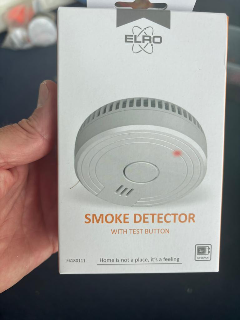 Rookmelder, Ophalen, Zo goed als nieuw, Detector, Sensor of Melder, Rook