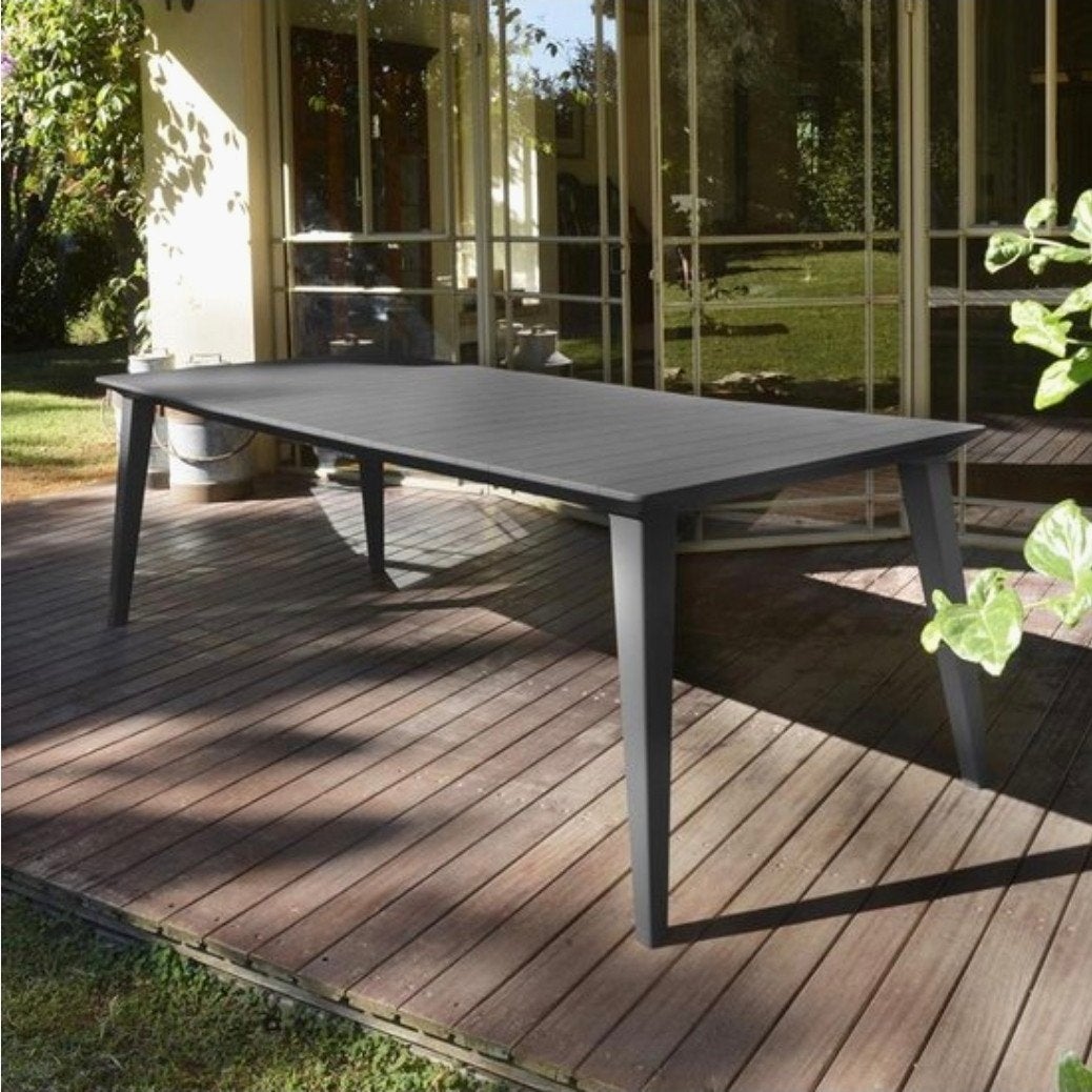 Allibert Lima eettafel - 240x98x74cm - Grafiet, Ophalen, Kunststof, -, -