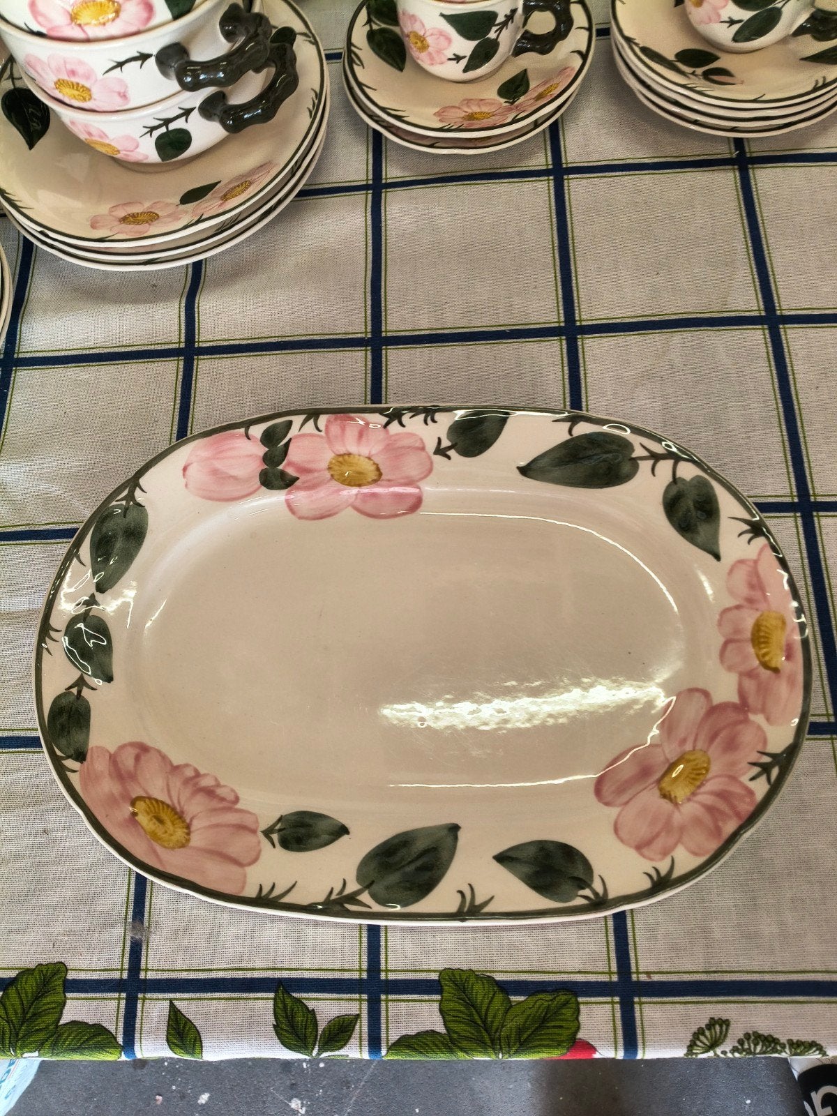Villeroy & Boch Wild Rose Ovale Schaal - Vintage Servies, Ophalen of Verzenden