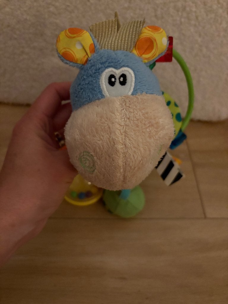Playgro rammelaar Clip Clop Activity Rattle Paard Multi, Ophalen of Verzenden, Zo goed als nieuw, Rammelaar