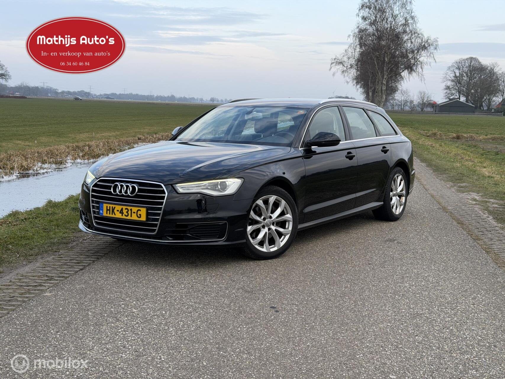 Audi A6 Avant 1.8 TFSI ultra Automatic Business Edition, 1610 kg, Euro 6, Zwart, Origineel Nederlands