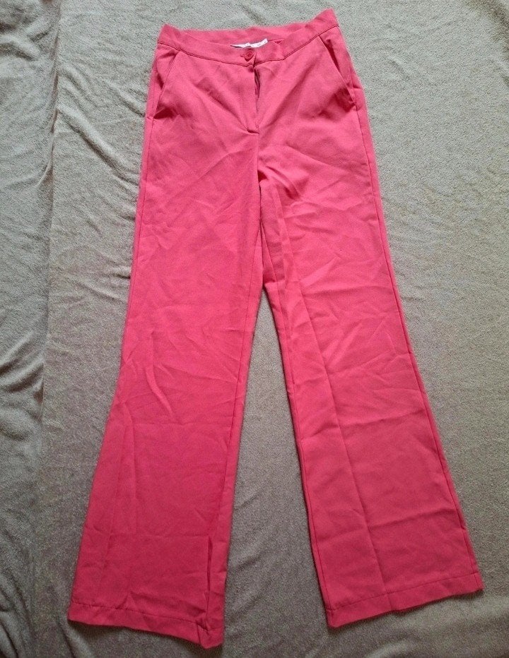 Baggy broek / wide leg broek dames maat S, Ophalen of Verzenden, Gedragen, Lang