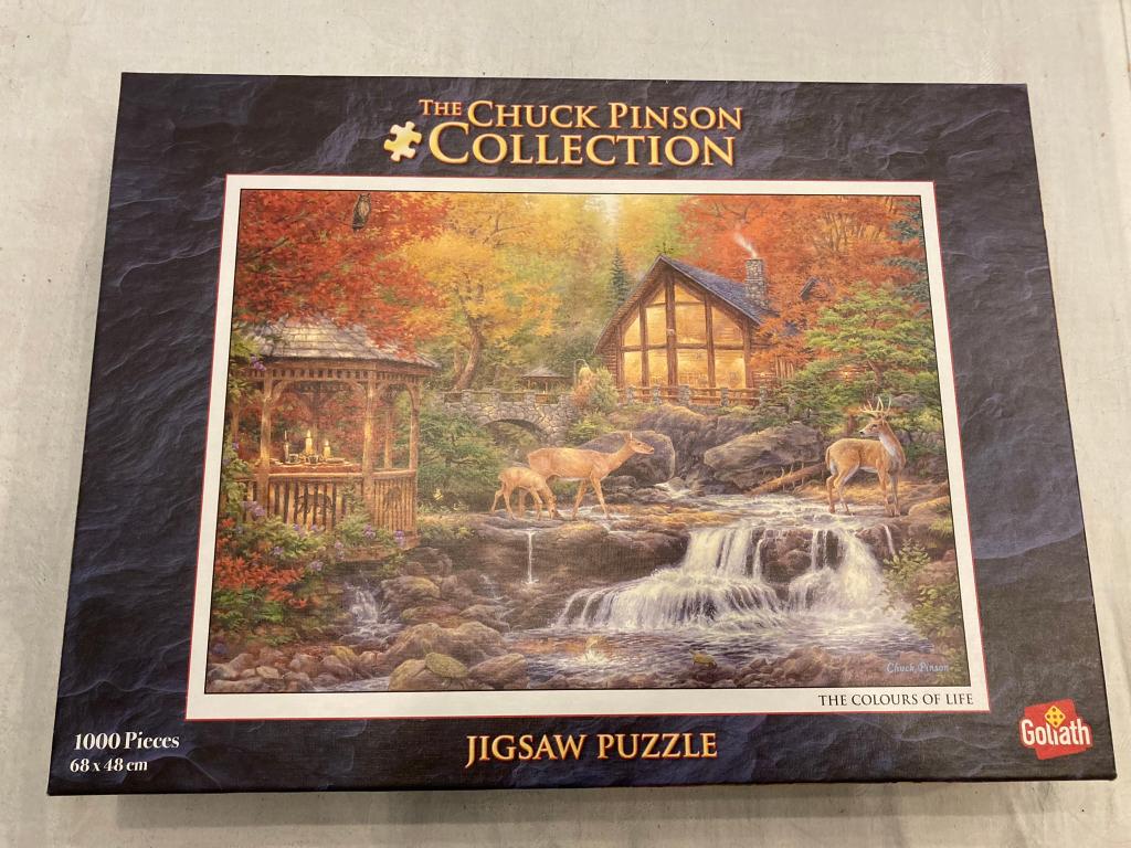 Goliath chuck pinson the colours of life puzzel 1000 st!, Hobby en Vrije tijd, Denksport en Puzzels, Ophalen of Verzenden, 500 t/m 1500 stukjes