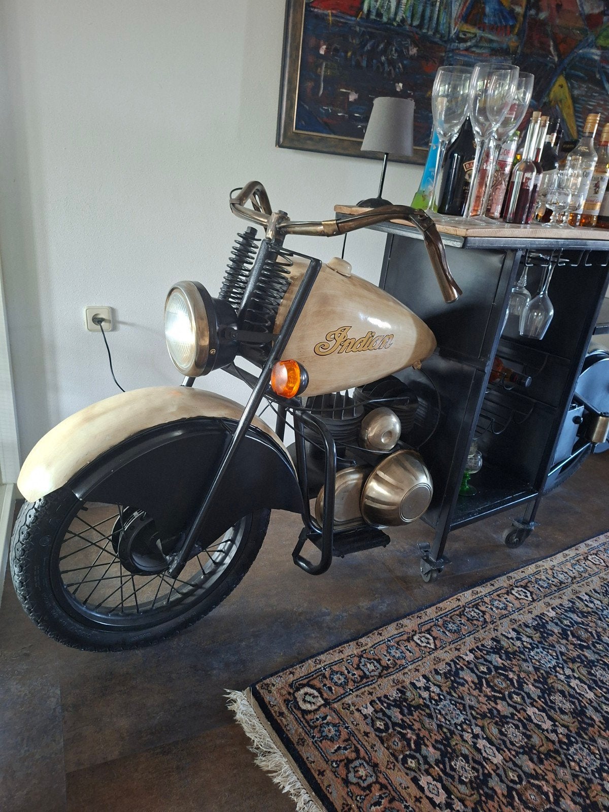 bar meubel motor vintage, Ophalen
