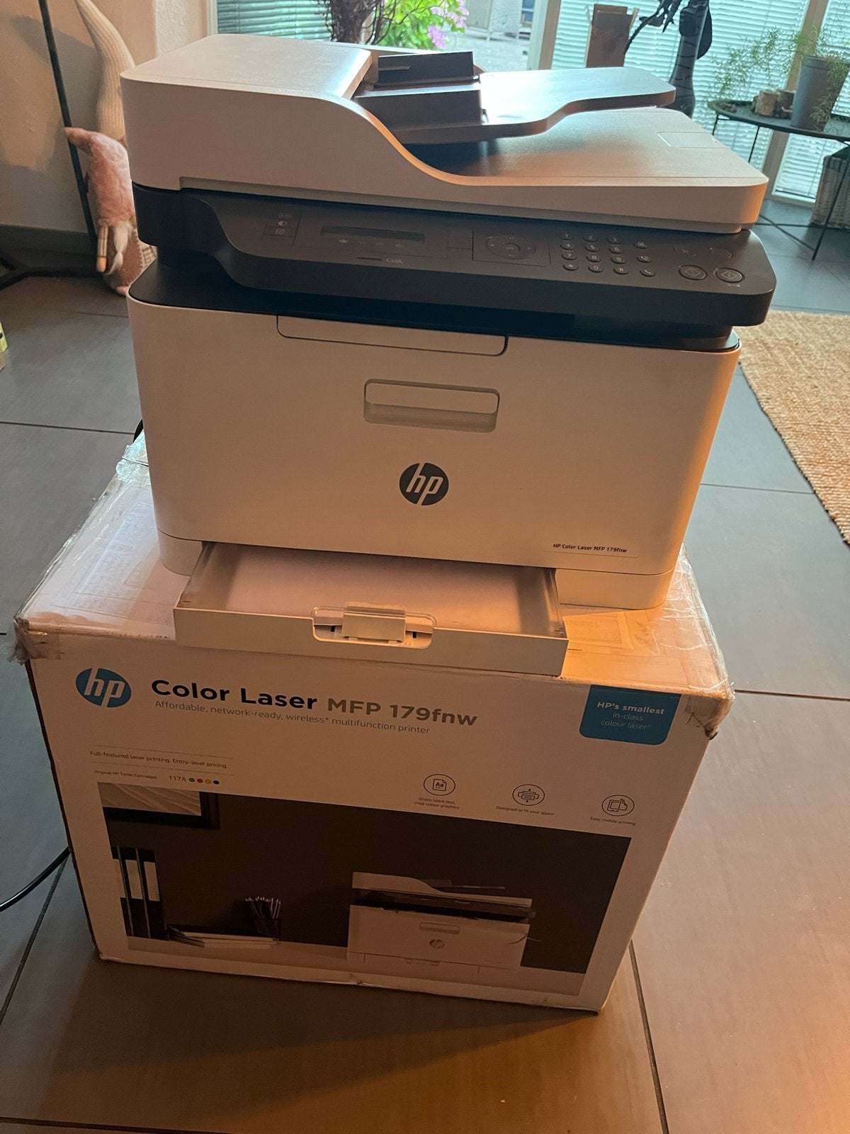 HP Color Laser MFP 179fnw All-in-One Printer, Computers en Software, Printers, Ophalen, Faxen, All-in-one, Zo goed als nieuw