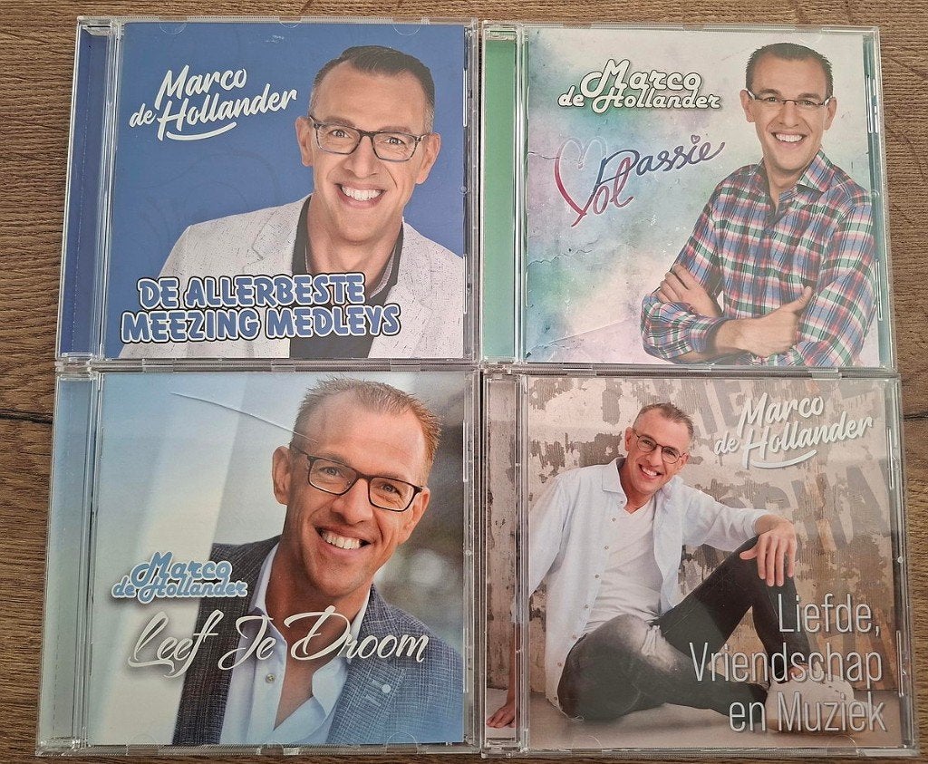 4x CD Marco de Hollander, Ophalen, Gebruikt