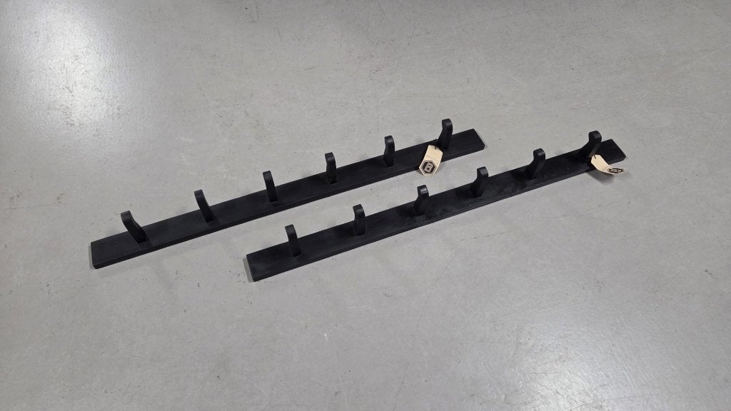 2 x zwarte houten kapstok HOOKS BePureHome, Wandkapstok, Ophalen of Verzenden, Zo goed als nieuw, Minder dan 100 cm