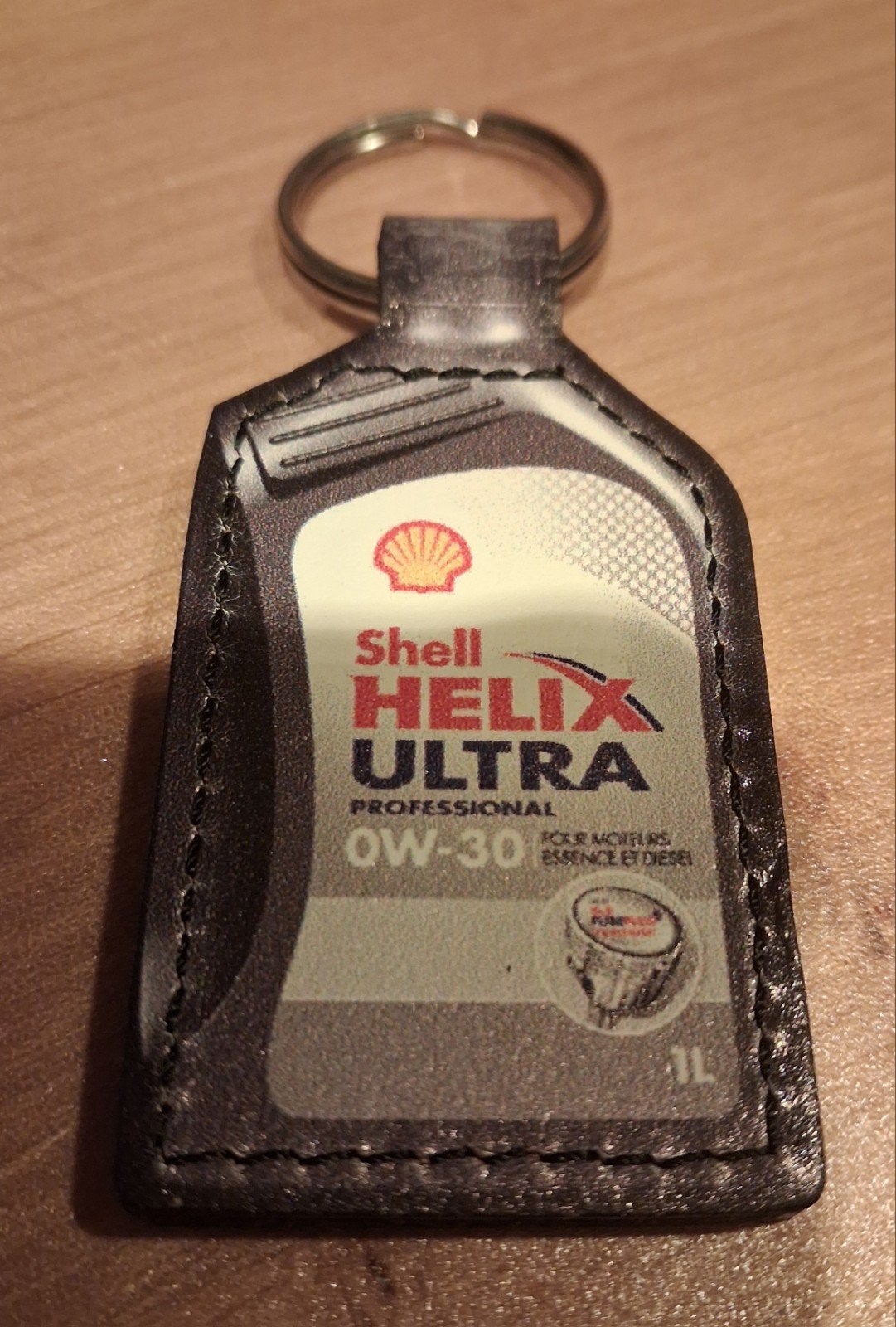 Shell Helix Ultra Sleutelhanger - Olieblik Design, Ophalen of Verzenden
