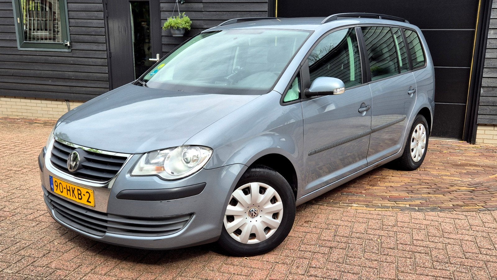 VW Touran 1.4 TSI 103KW 2009 Grijs/7persoons/Inruil mogelijk, Auto's, Voorwielaandrijving, Stof, 4 cilinders, 7 stoelen