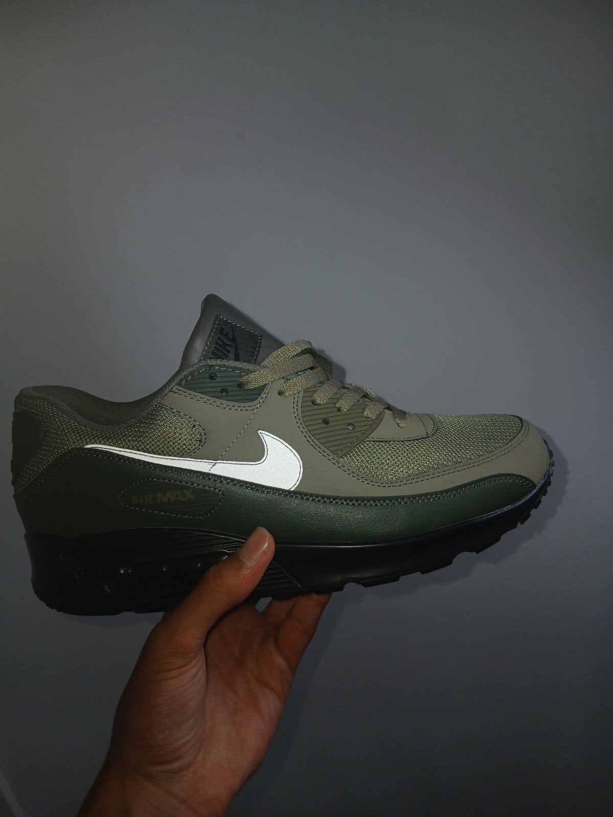 Nike Air Max 90 Sneakers - Olijfgroen, Overige kleuren, Nike, Ophalen of Verzenden, Sneakers of Gympen