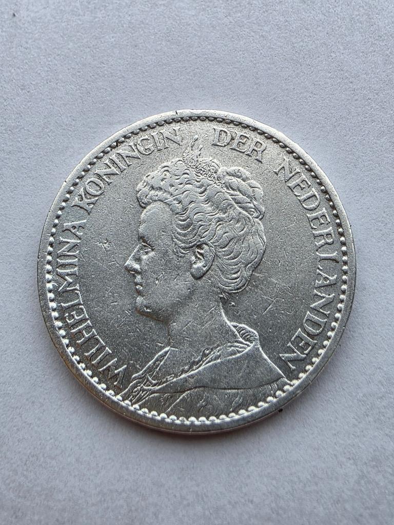 1 gulden 1912, 1 gulden, Zilver, Ophalen of Verzenden, Koningin Wilhelmina