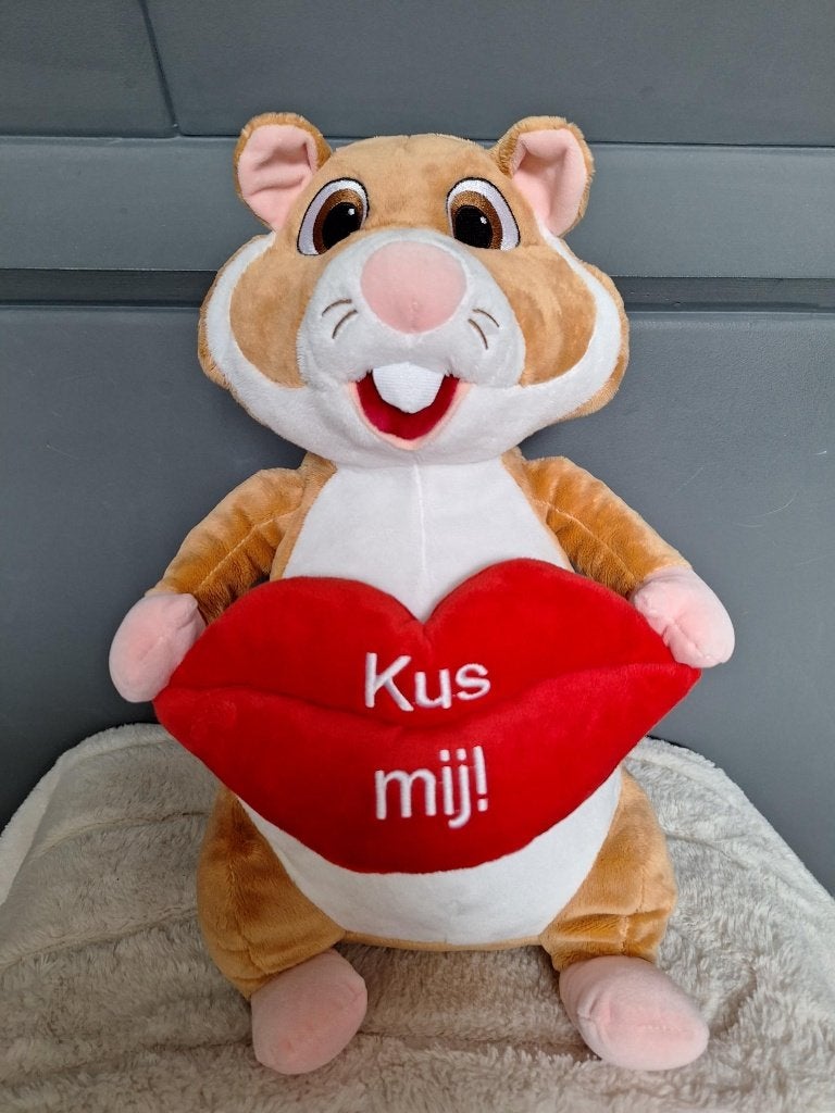 AH hamster kus mij (groot), Ophalen of Verzenden, Zo goed als nieuw, Overige typen, Albert Heijn
