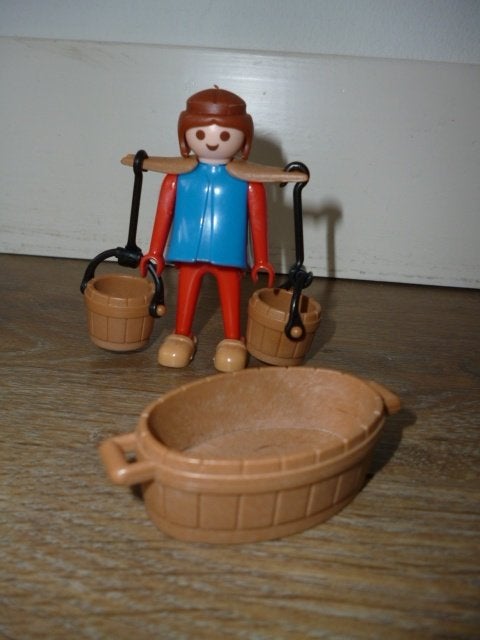Vintage Playmobil Vrouw met Water 3372, Ophalen of Verzenden, Zo goed als nieuw