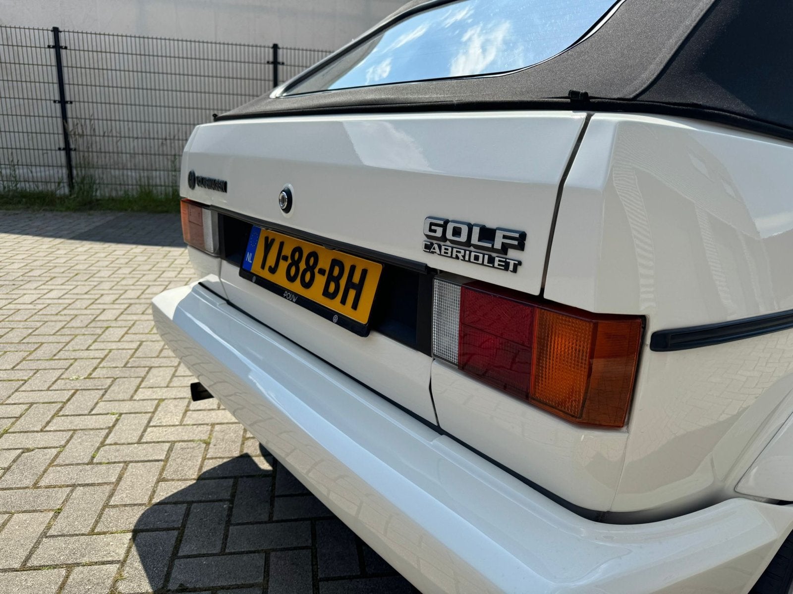 Volkswagen Golf 1.8 Cabriolet 1990 Wit, foto 6