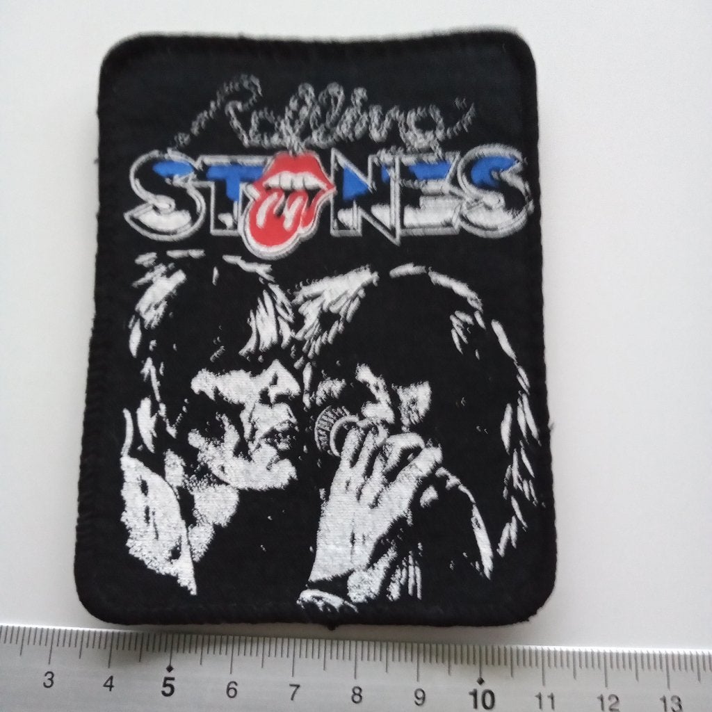Rolling Stones vrij zeldzame late 70's patch 43 Mick & Keith, Verzenden, Nieuw, Kleding
