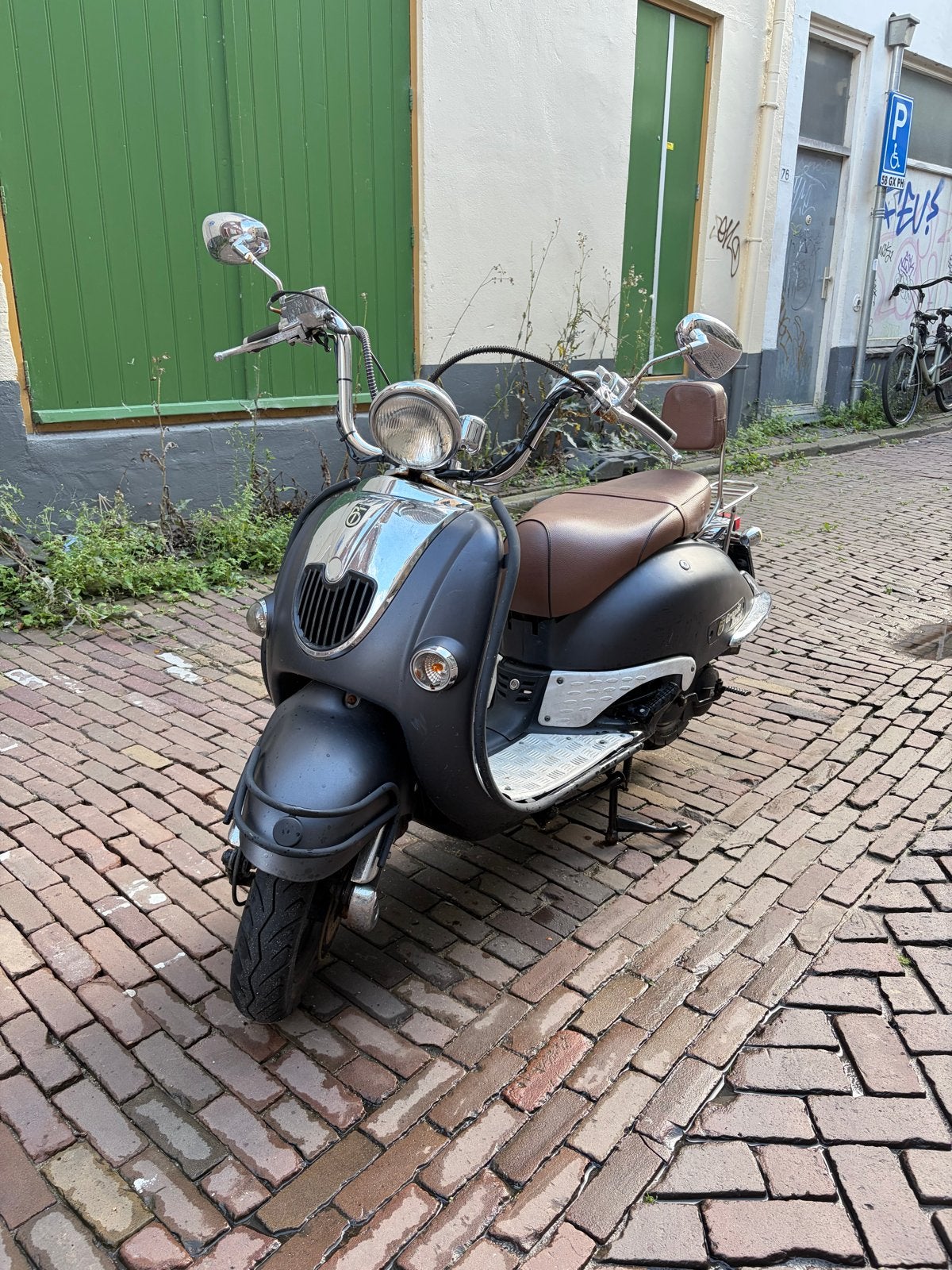 Grande Retro Scooter, Ophalen of Verzenden, Gebruikt, Benzine, Overige merken