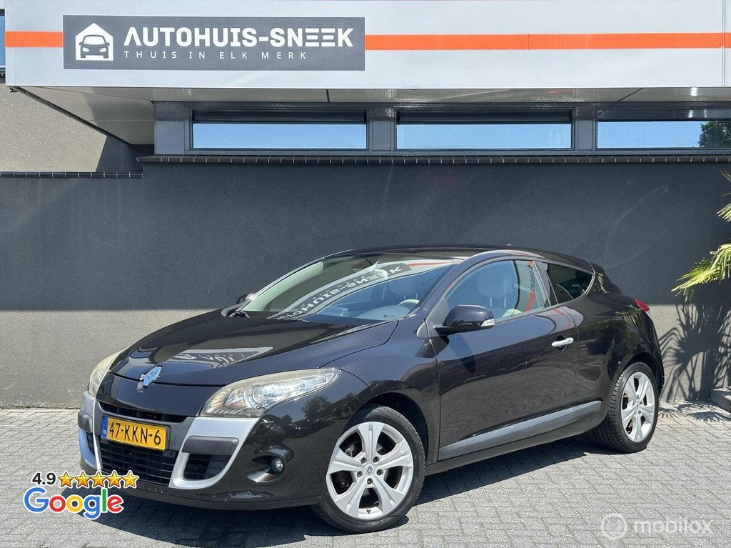 Renault Mégane Coupé 2.0 Privilège | Automaat | Leer | ai, Auto's, Renault, Gebruikt, 4 cilinders, Zwart, Bedrijf