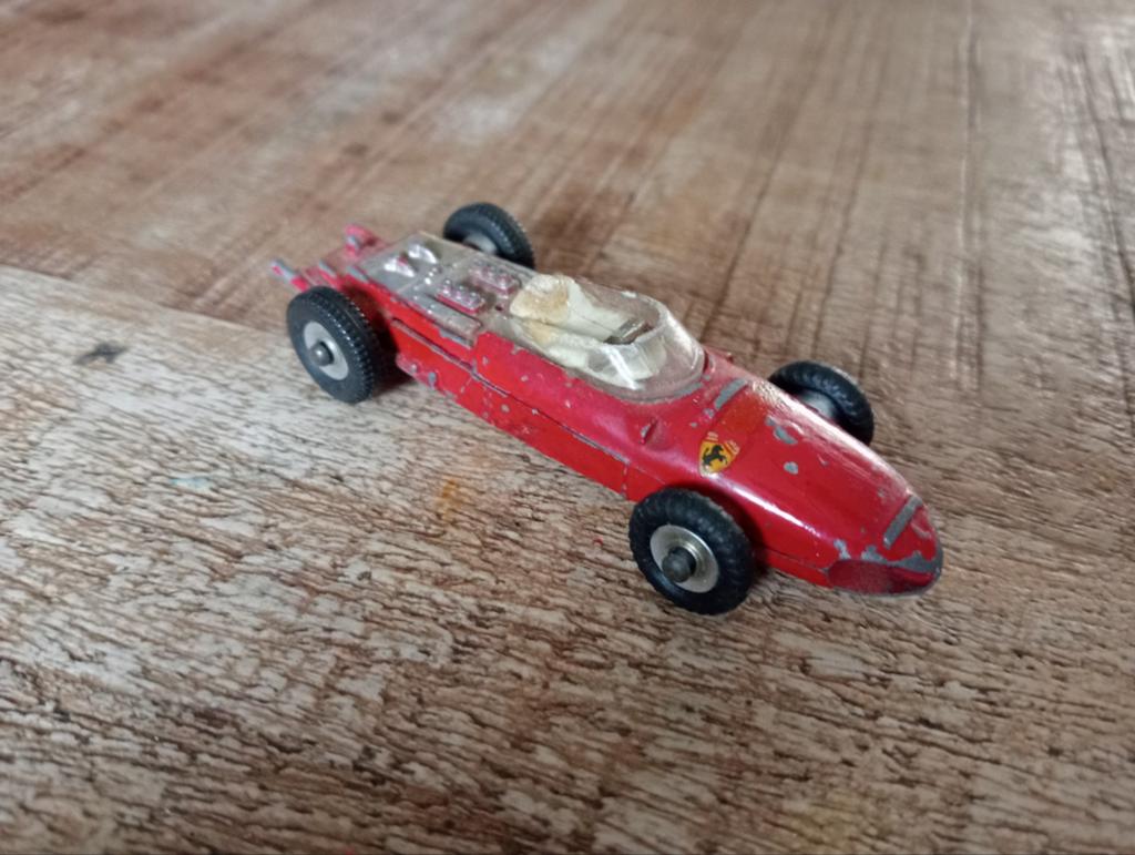 Dinky toys 212 Ferrari f1, Ophalen of Verzenden, Gebruikt, Auto, Dinky Toys