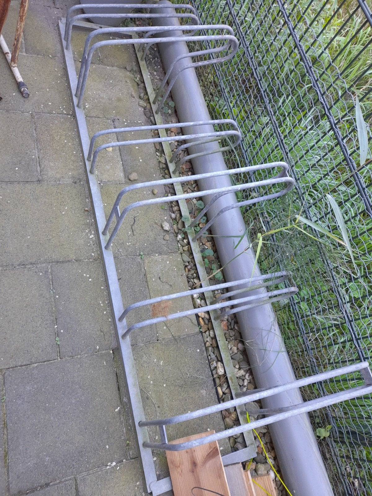 Fietsenrek voor 6 fietsen, Ophalen of Verzenden, Gebruikt