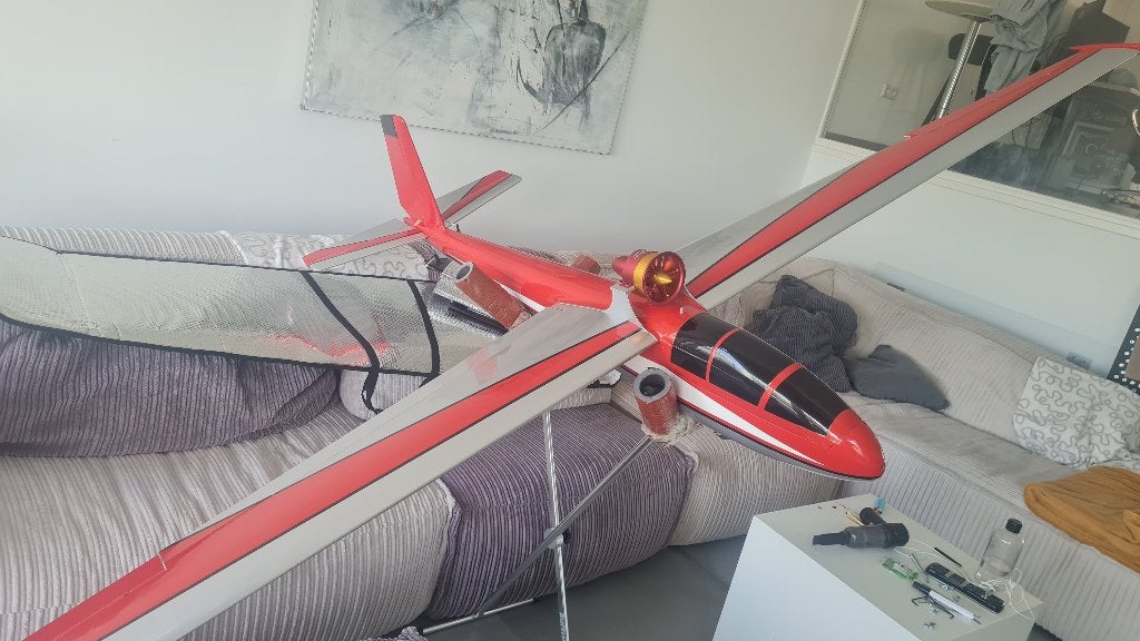 SebArt Blanik 50E V2 zweefvliegtuig, Ophalen, Gebruikt