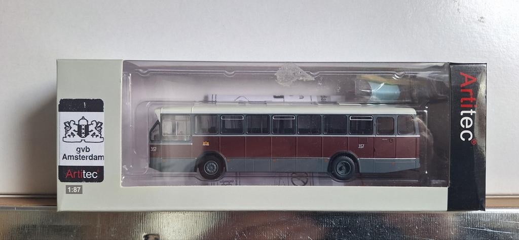 Artitec bus GVB Amsterdam Lijn 39 plus decal set lijn 19, Hobby en Vrije tijd, Modelauto's | 1:87, Ophalen of Verzenden, Zo goed als nieuw