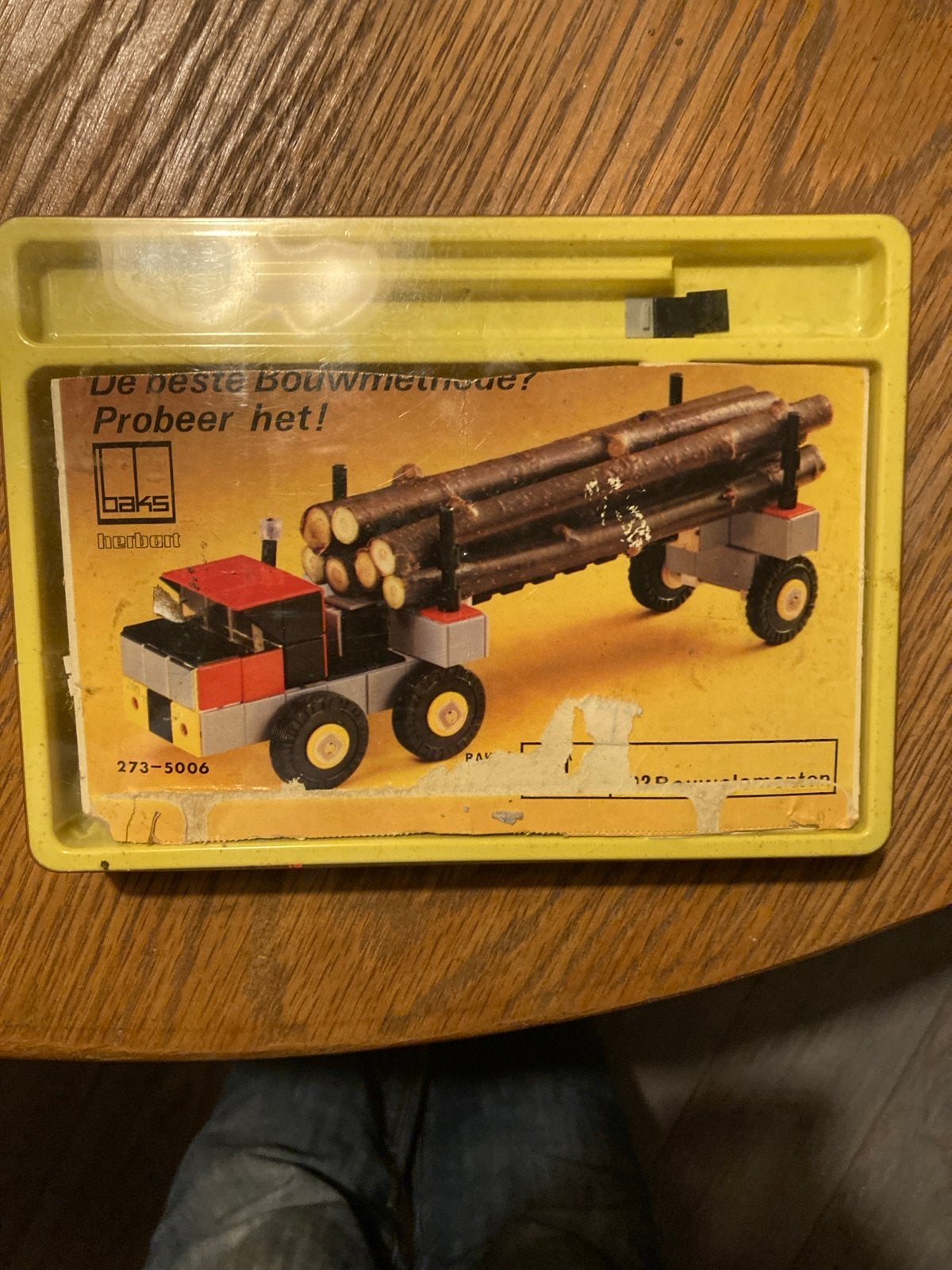 Baks Herbart bouwblokken vrachtwagen (voorloper LEGO), Ophalen of Verzenden, Nieuw, Overige merken