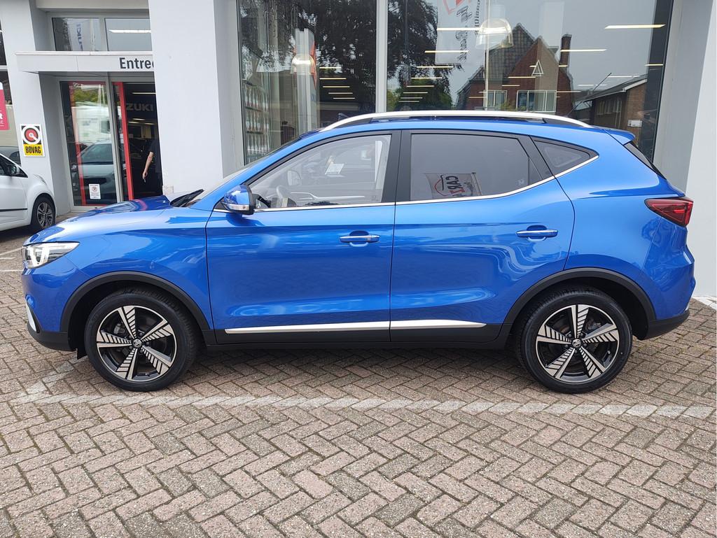 MG Mg Zs EV LUXURY 45 KWH Open dak | Adaptive Cruise | Carpl, Auto's, 12 maanden, Gebruikt, Zwart, 273 km