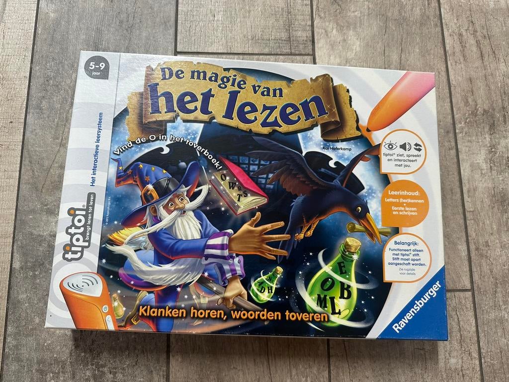 Tiptoi boek / spel De magie van het lezen, Hobby en Vrije tijd, Gezelschapsspellen | Bordspellen, Ophalen of Verzenden, Zo goed als nieuw