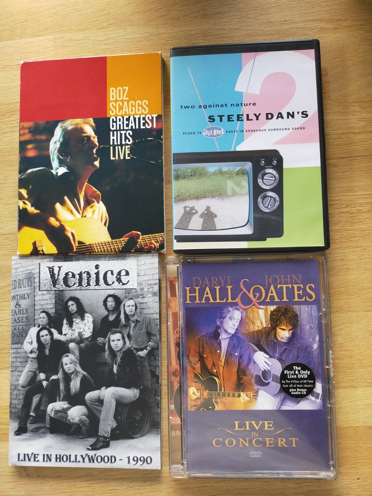 4 mooie muziek dvd's , oa Boz Scaggs , Steely Dan enz n, Cd's en Dvd's, Ophalen of Verzenden, Zo goed als nieuw, Levenslied of Smartlap