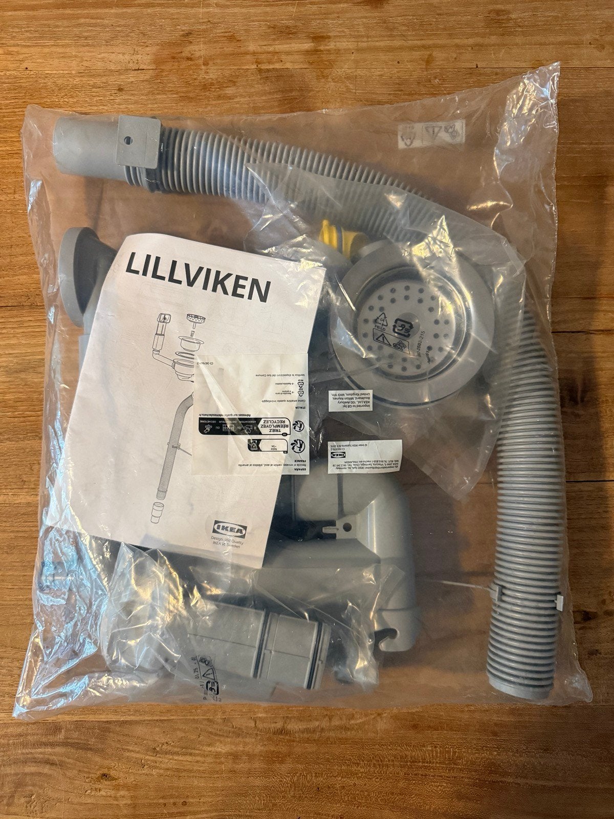 IKEA Lillviken sifon/bodemventiel 1 bak - Nieuw, Overige typen, IKEA, Kunststof, Nieuw