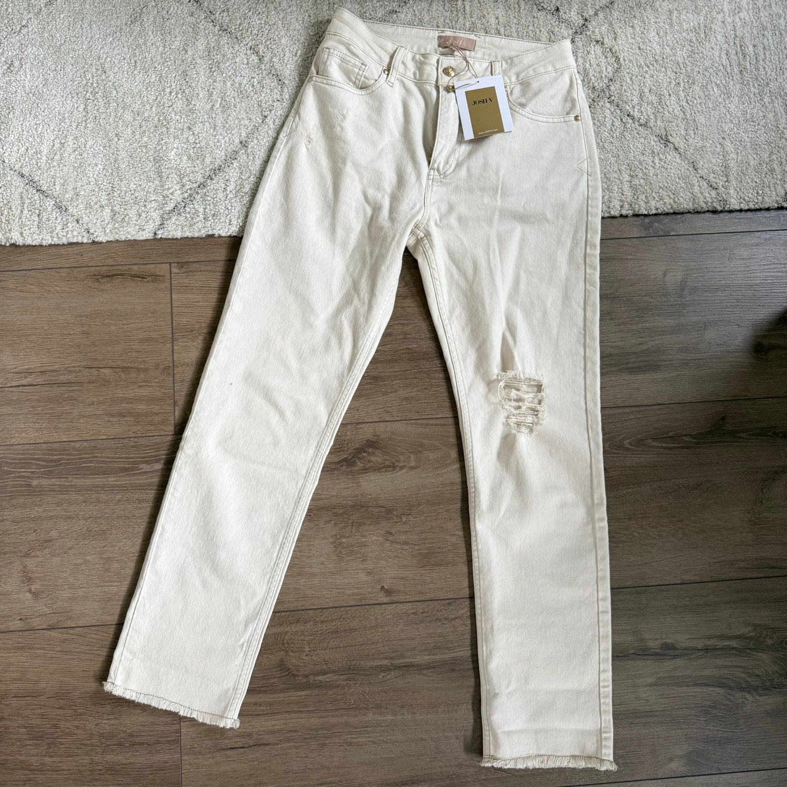 Josh V spijkerbroek S, Beige, Nieuw, Ophalen of Verzenden, Maat 36 (S)