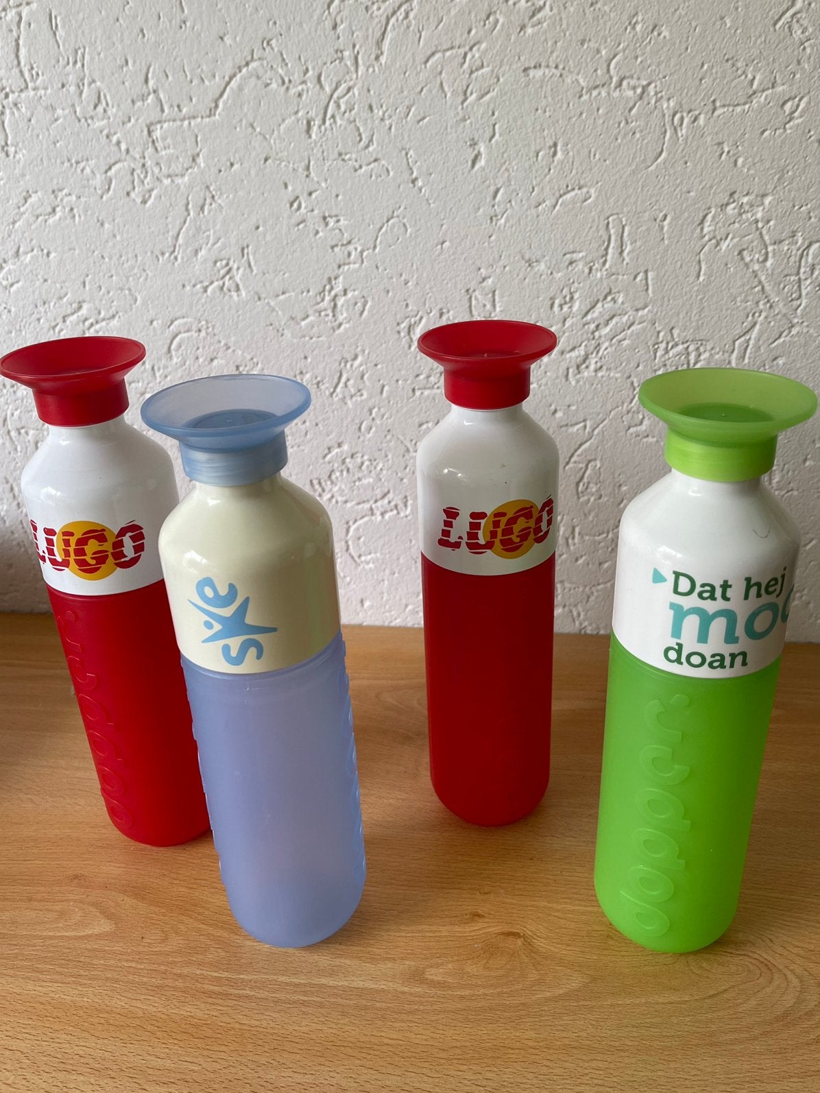 Doppers flessen met opdruk  4 stuks, Ophalen, Nieuw