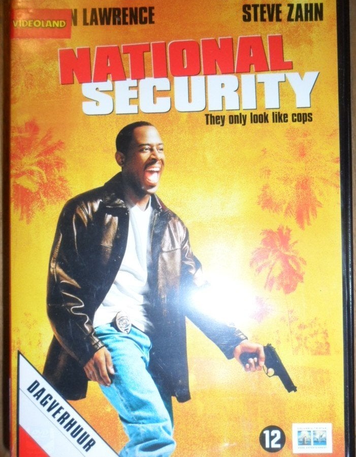 dvd National security, Vanaf 12 jaar, Ophalen of Verzenden, Zo goed als nieuw, Actiekomedie