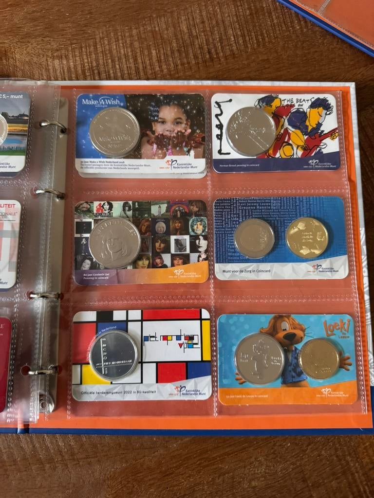 Verzameling Coincards en €5 munten (68 stuks), Ophalen of Verzenden, Koningin Beatrix, Euro's, Setje