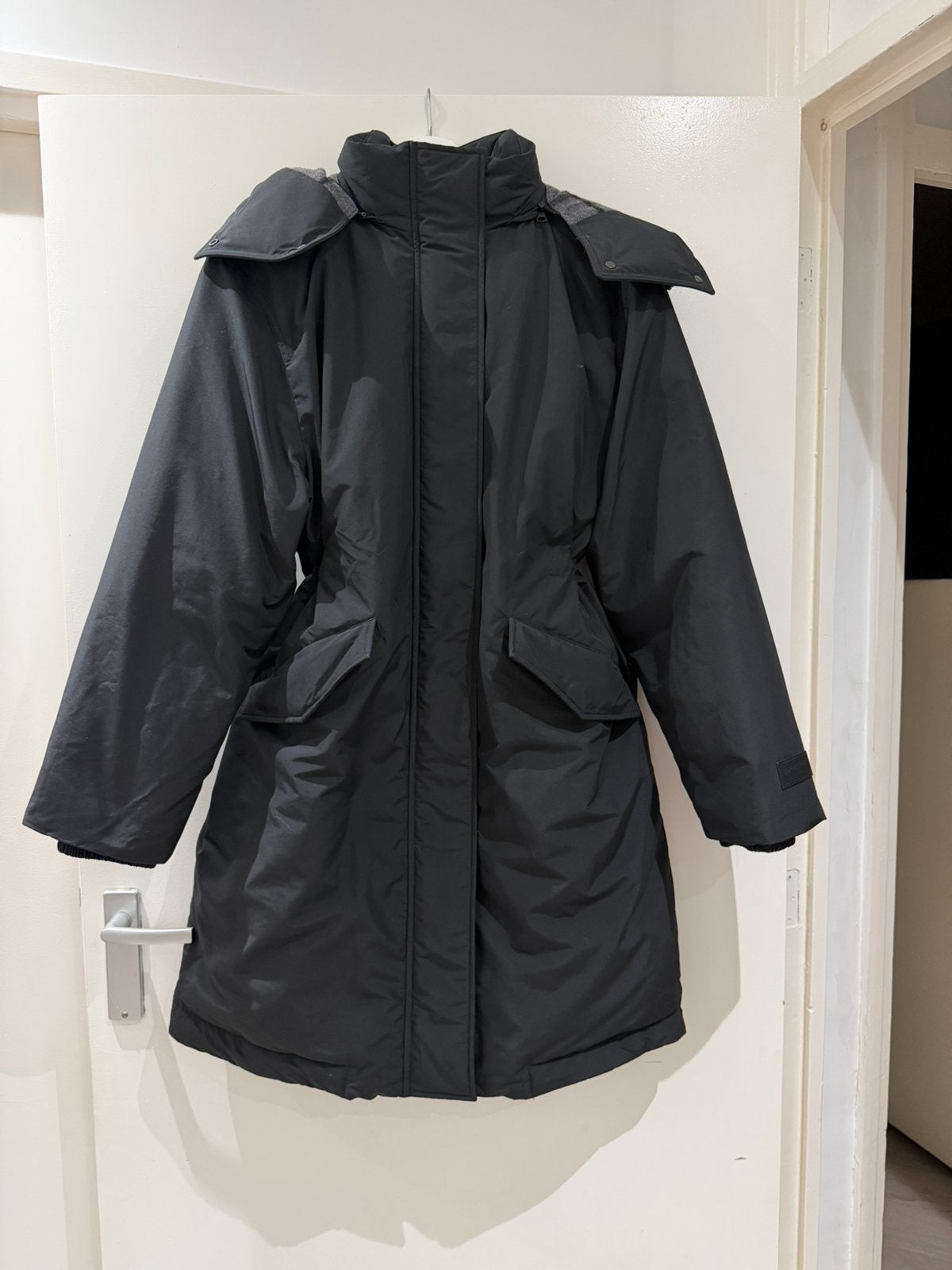 Burberry jas, Ophalen of Verzenden, Zo goed als nieuw, Maat 46/48 (XL) of groter, Zwart