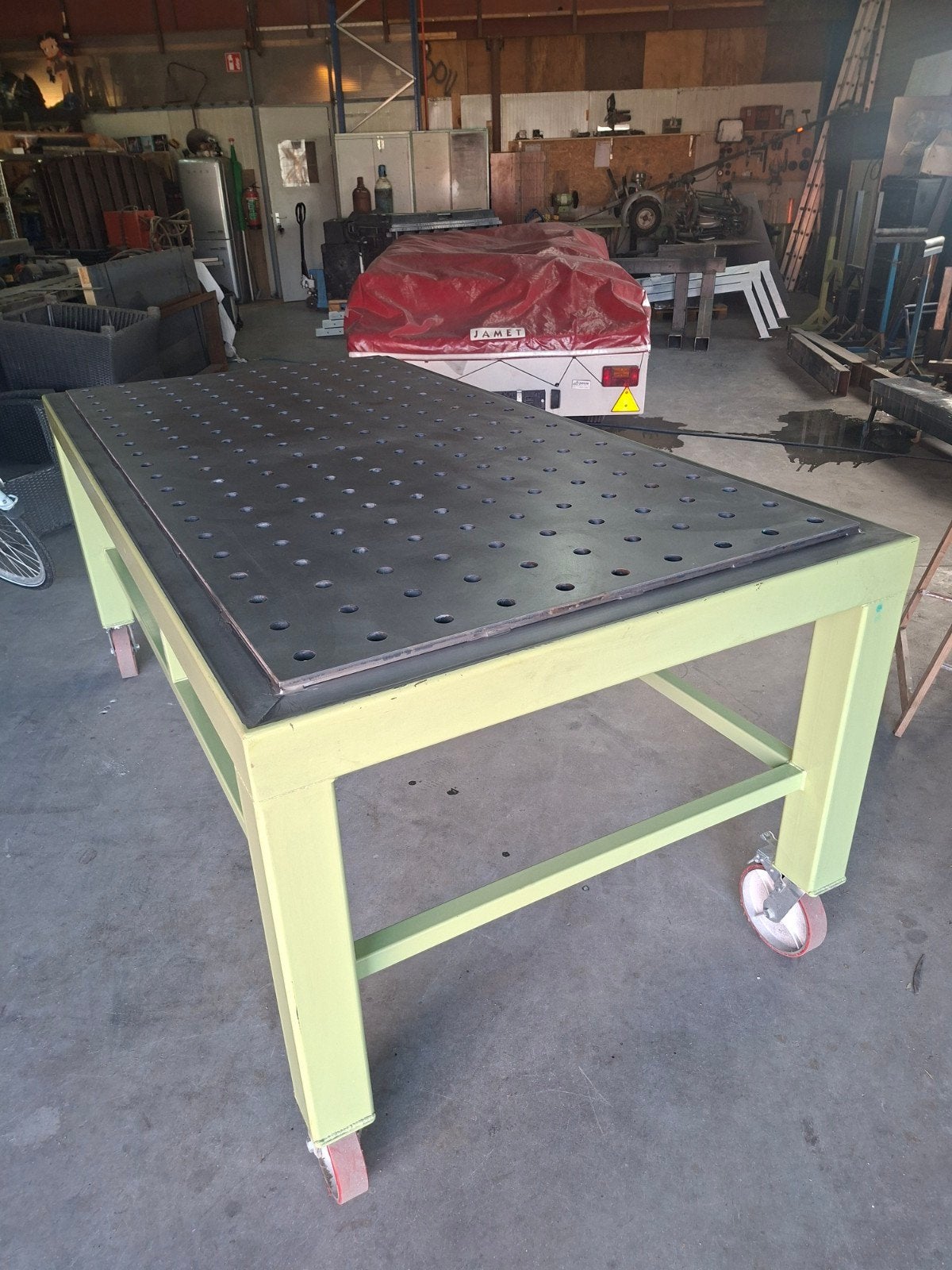 las tafel lastafel opspantafel te koop, Ophalen, Beerens metaalwerken, Hub.beerens@gmail.com, 70 tot 120 cm