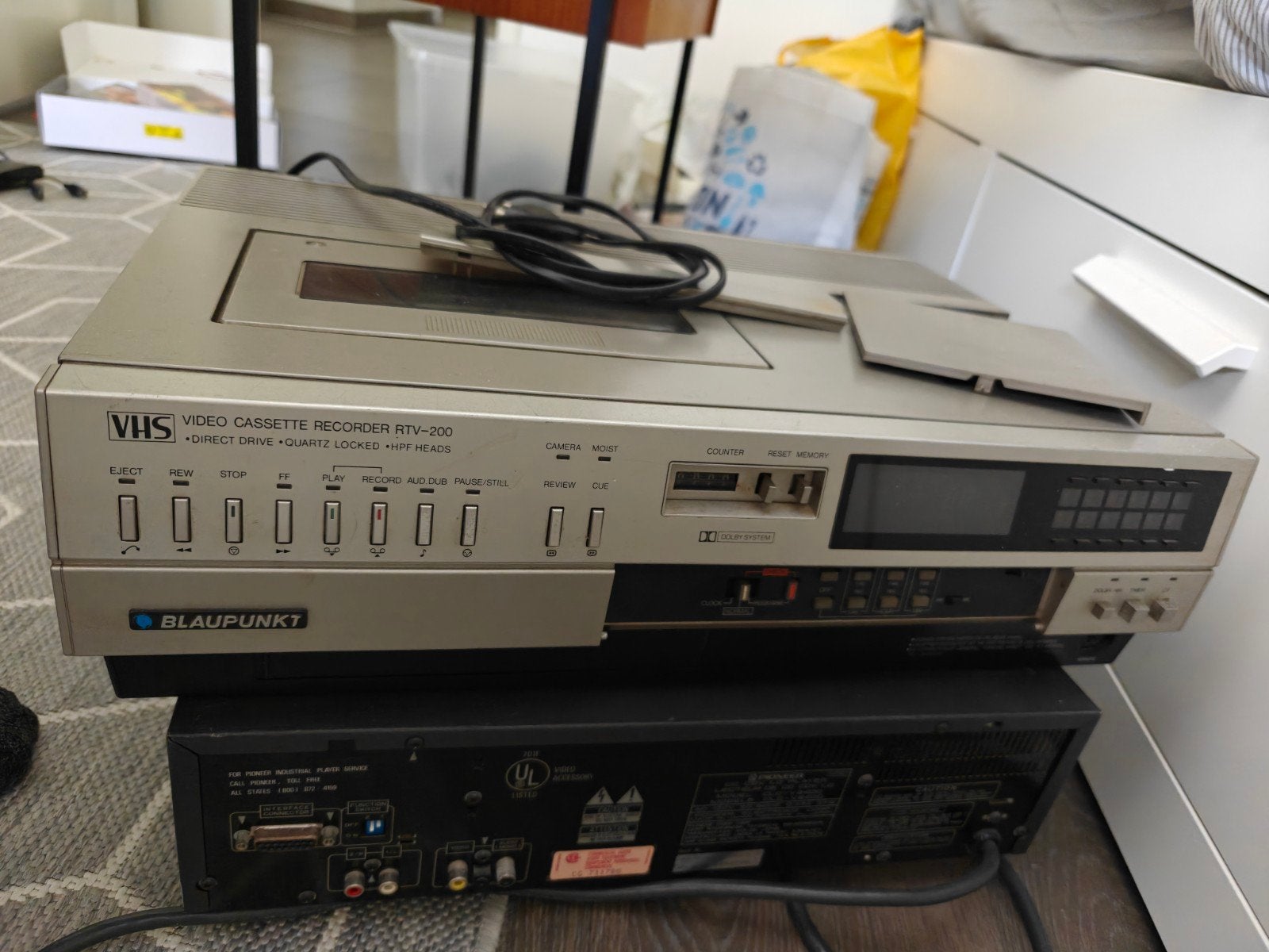 Blaupunkt RTV-200 VHS Video Cassette Recorder, Ophalen of Verzenden, Gebruikt, VHS-speler of -recorder