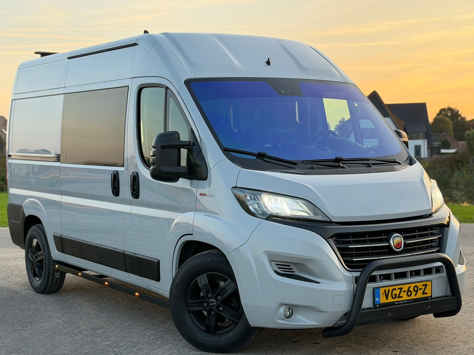 Fiat Ducato Dubbele Cabine Automaat 2020 Grijs 7-Pers BOMVOL, Stof, Bedrijf, Diesel, 750 kg