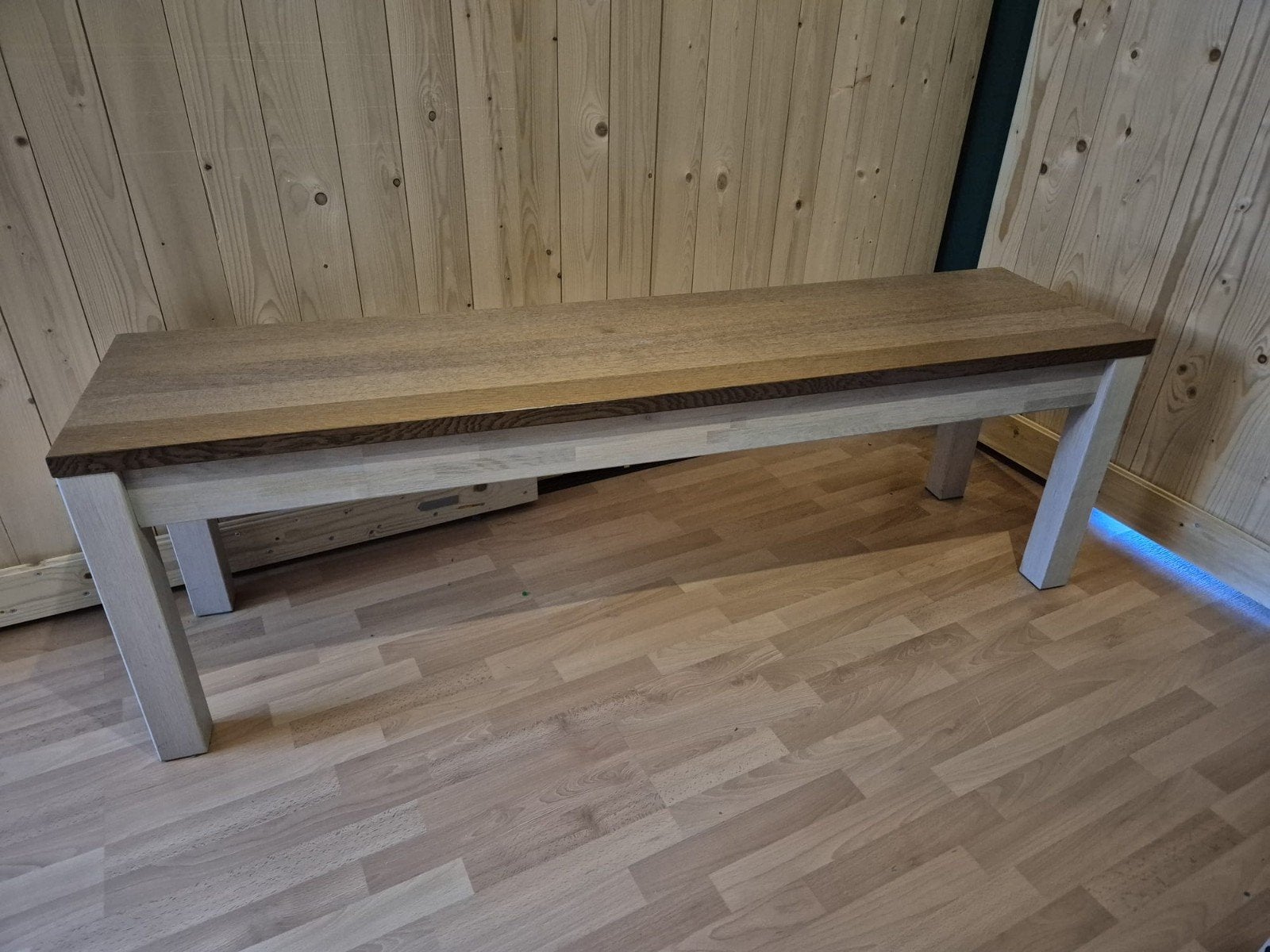 Stevige Bank 140x35x40 cm, Ophalen, Minder dan 50 cm, 125 cm of meer, Zo goed als nieuw