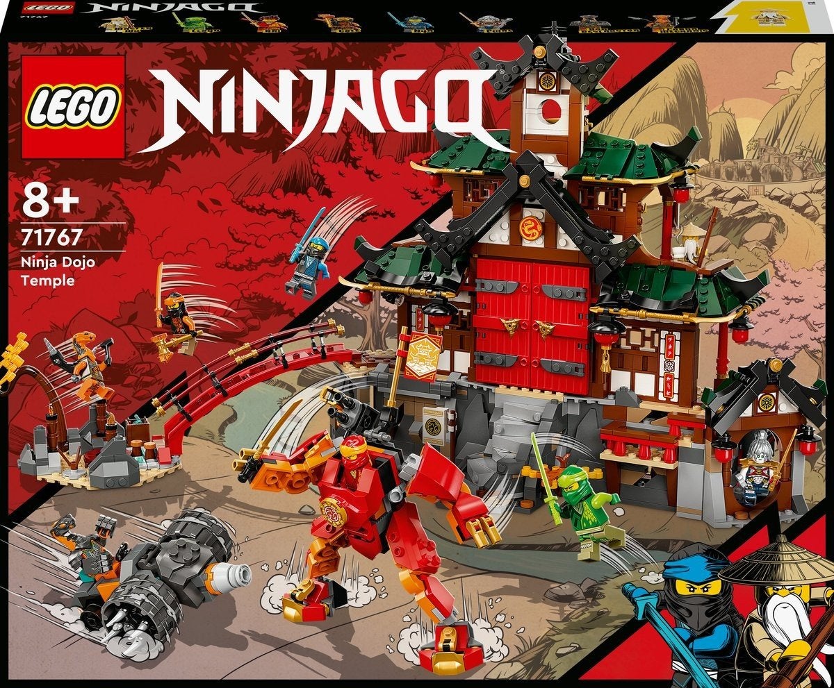 Lego Ninjago Ninja Dojo Tempel (71767), Inclusief instructies, Lego, Ophalen of Verzenden, Zo goed als nieuw