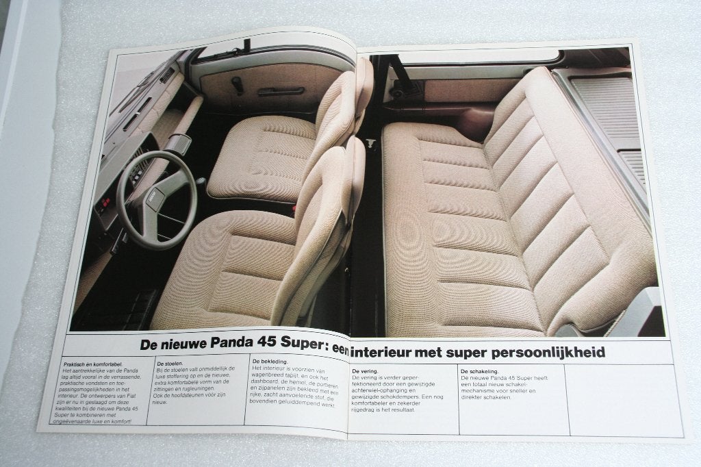 Folder Fiat Panda (04-1983) (53), Ophalen of Verzenden, Nieuw, Overige merken