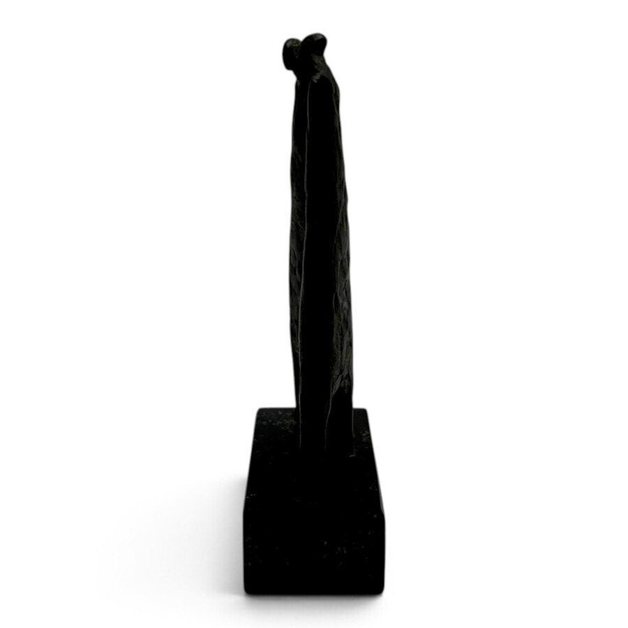 Tjikkie kreuger twee mensfiguren, Minder dan 20 cm, Ophalen of Verzenden, Brons, Beeld